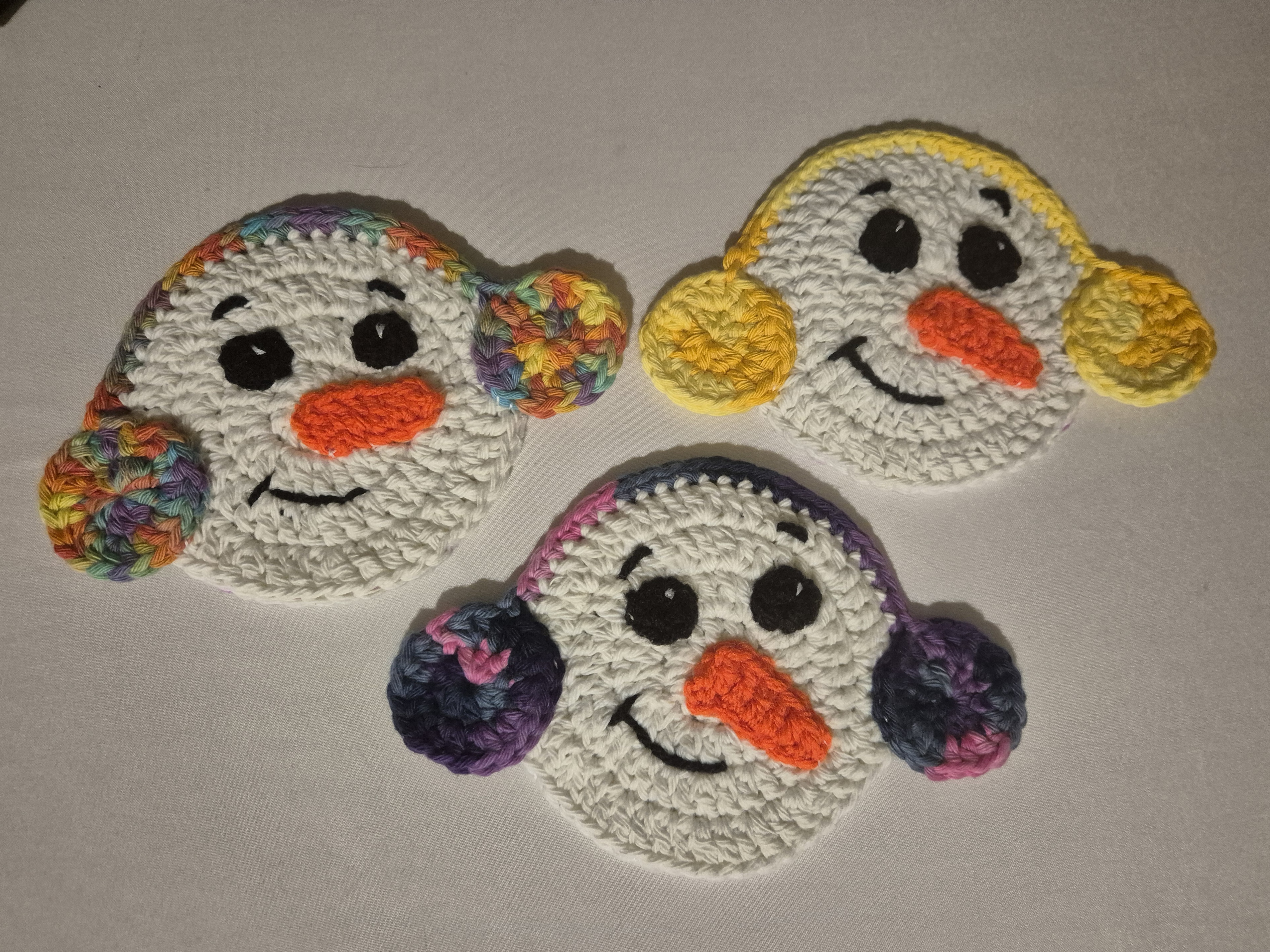 Handmade Snowman Coaster
