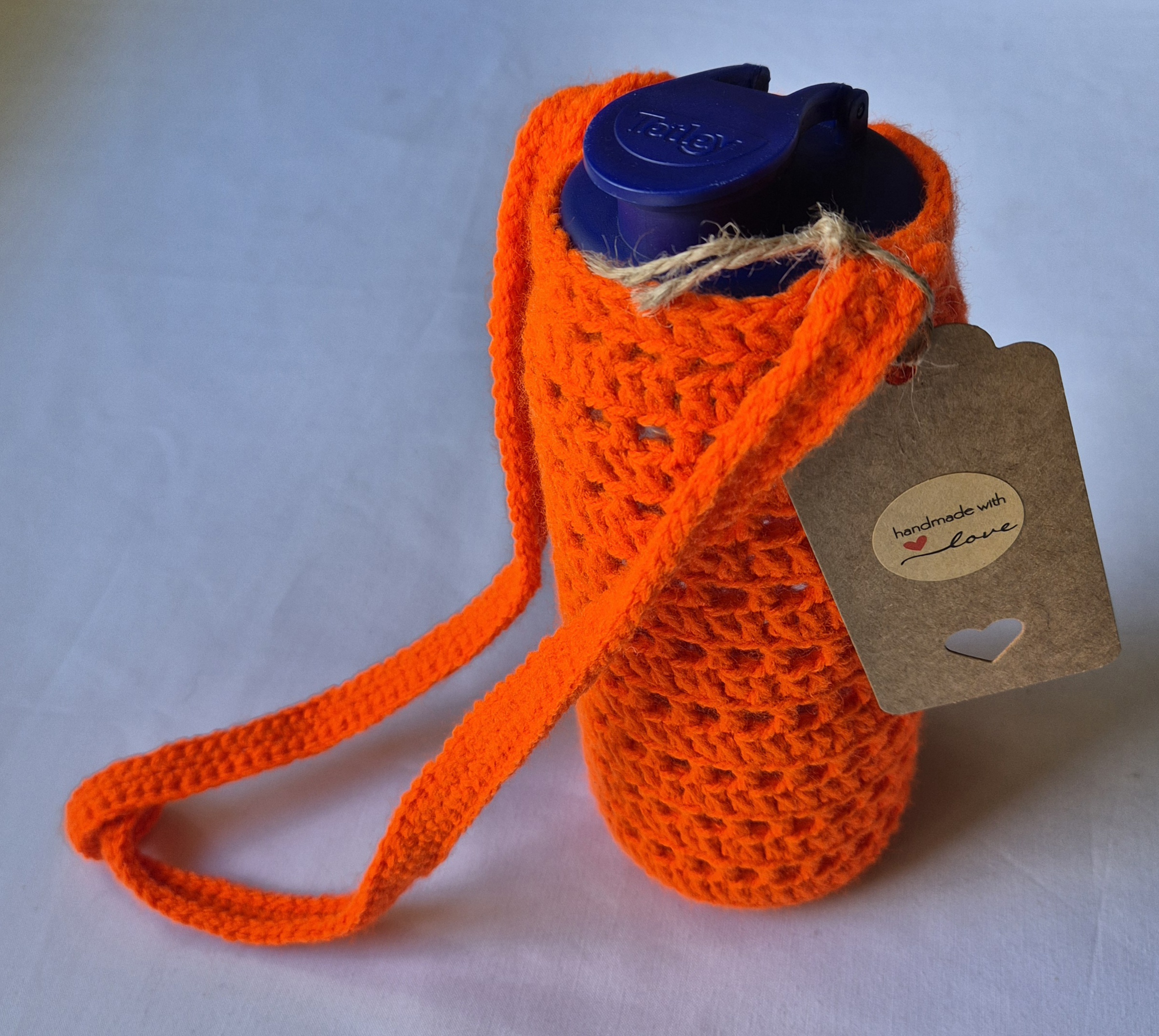 Handmade Crochet Water Bottle Holder