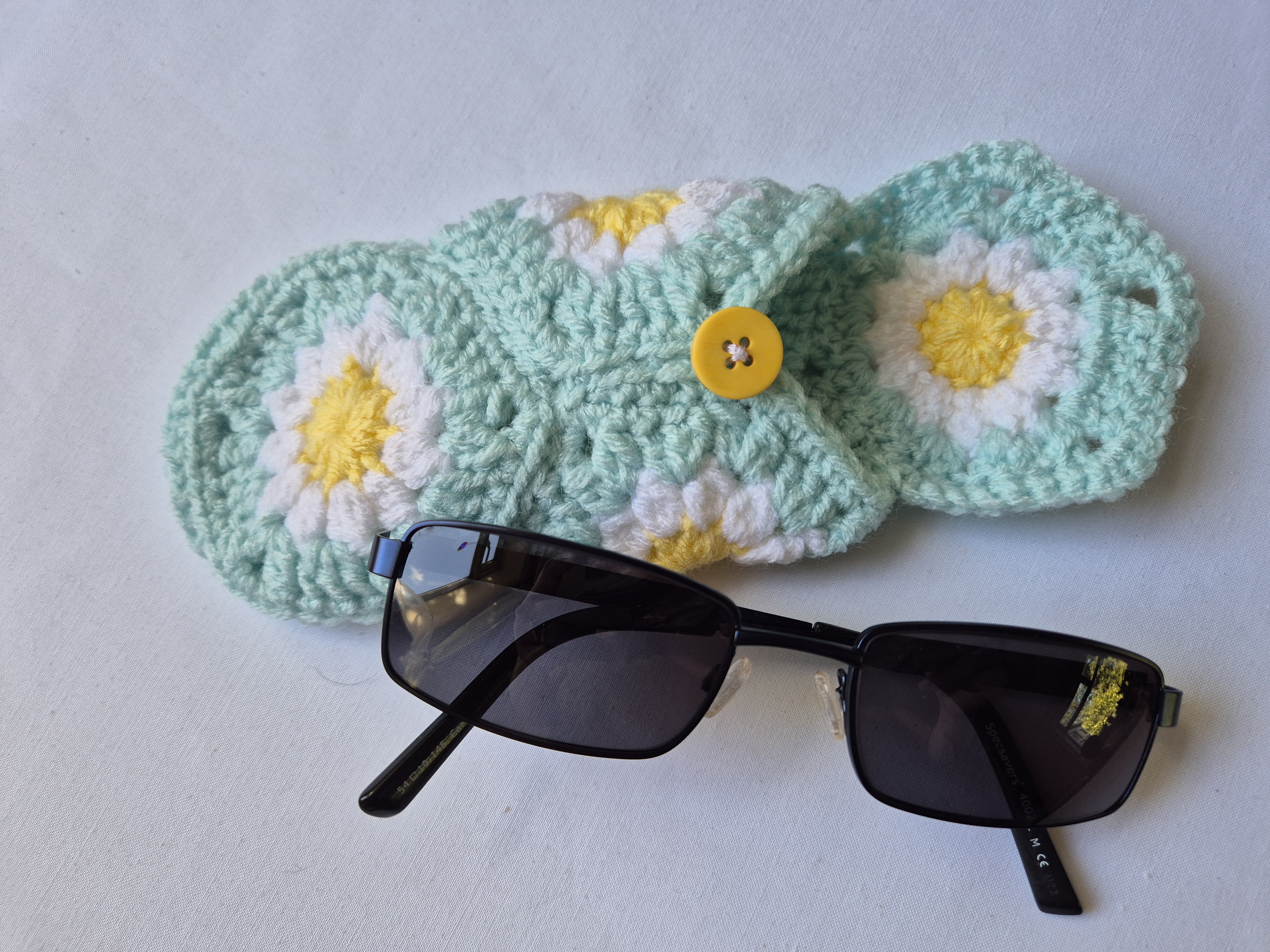 Handmade Crochet Sunglasses Case