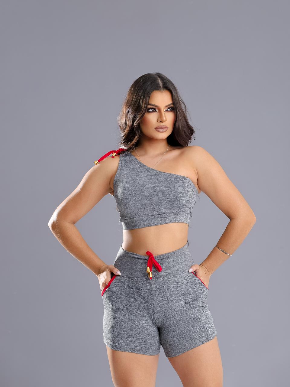 Conjunto Fitness Feminino com bolso