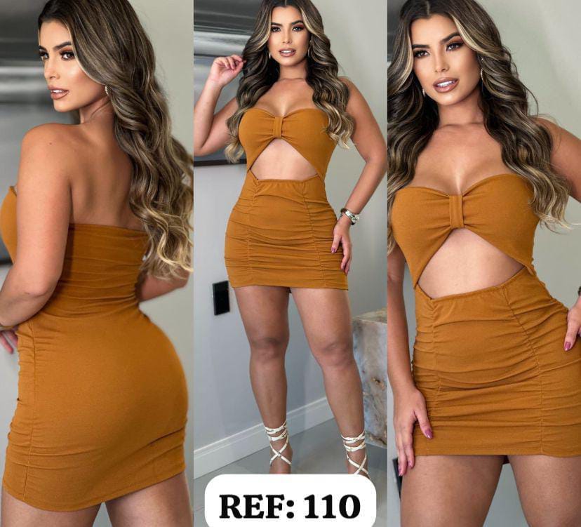 Vestido curto varias cores