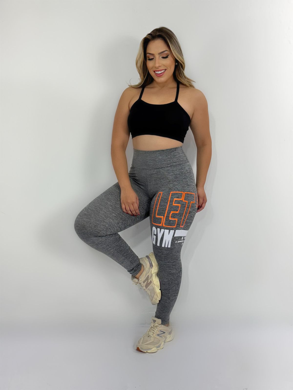 Calça Legging Fitness Feminina com top