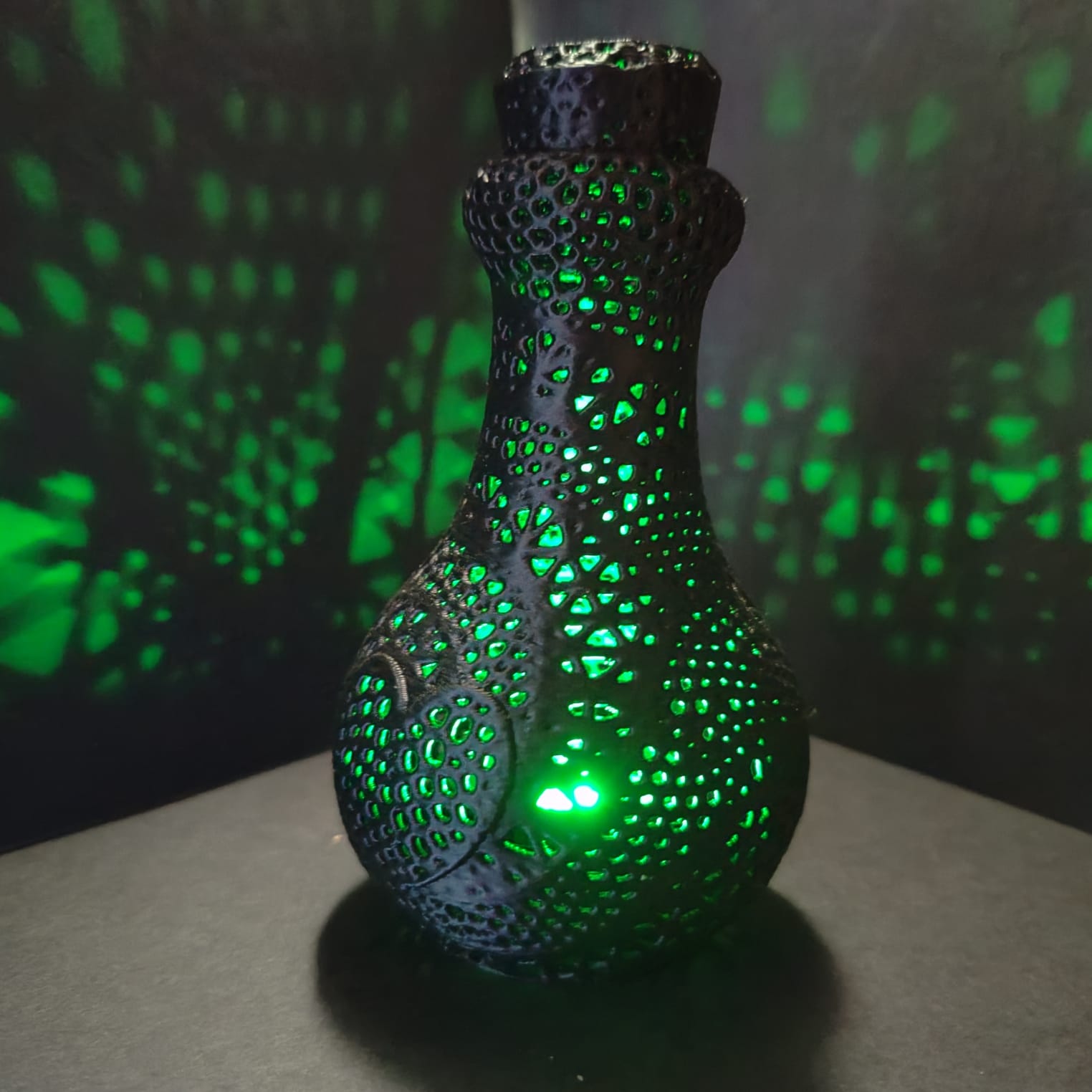 Decorative Perforated Love Potion Bottle