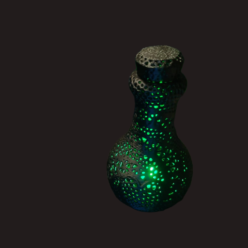 Decorative Perforated Love Potion Bottle