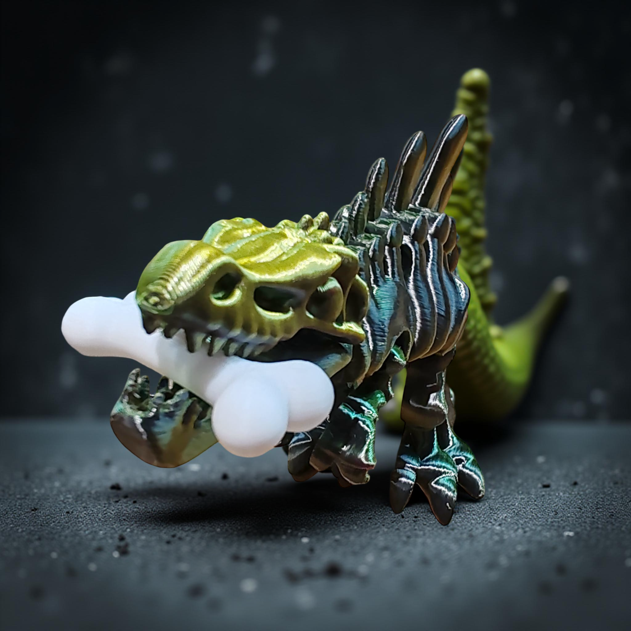Dinosaur with Bone