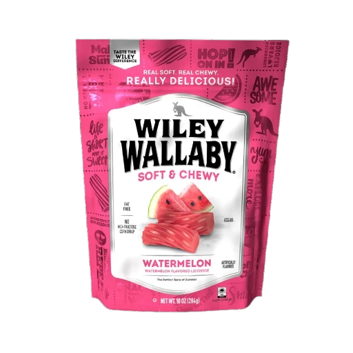 Wiley Wallaby Soft & Chewy Licorice