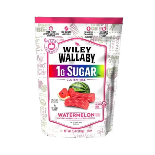 Wiley Wallaby Soft & Chewy Licorice