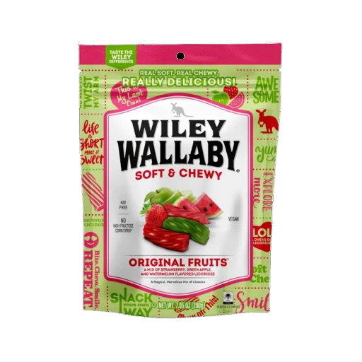 Wiley Wallaby Soft & Chewy Licorice