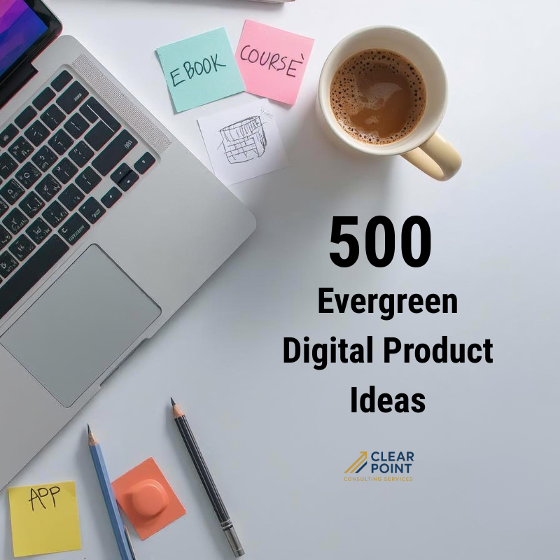 500 Digital Product Ideas Always in Demand +MRR
