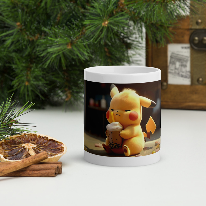 Pikachu Bubble Tea Mug