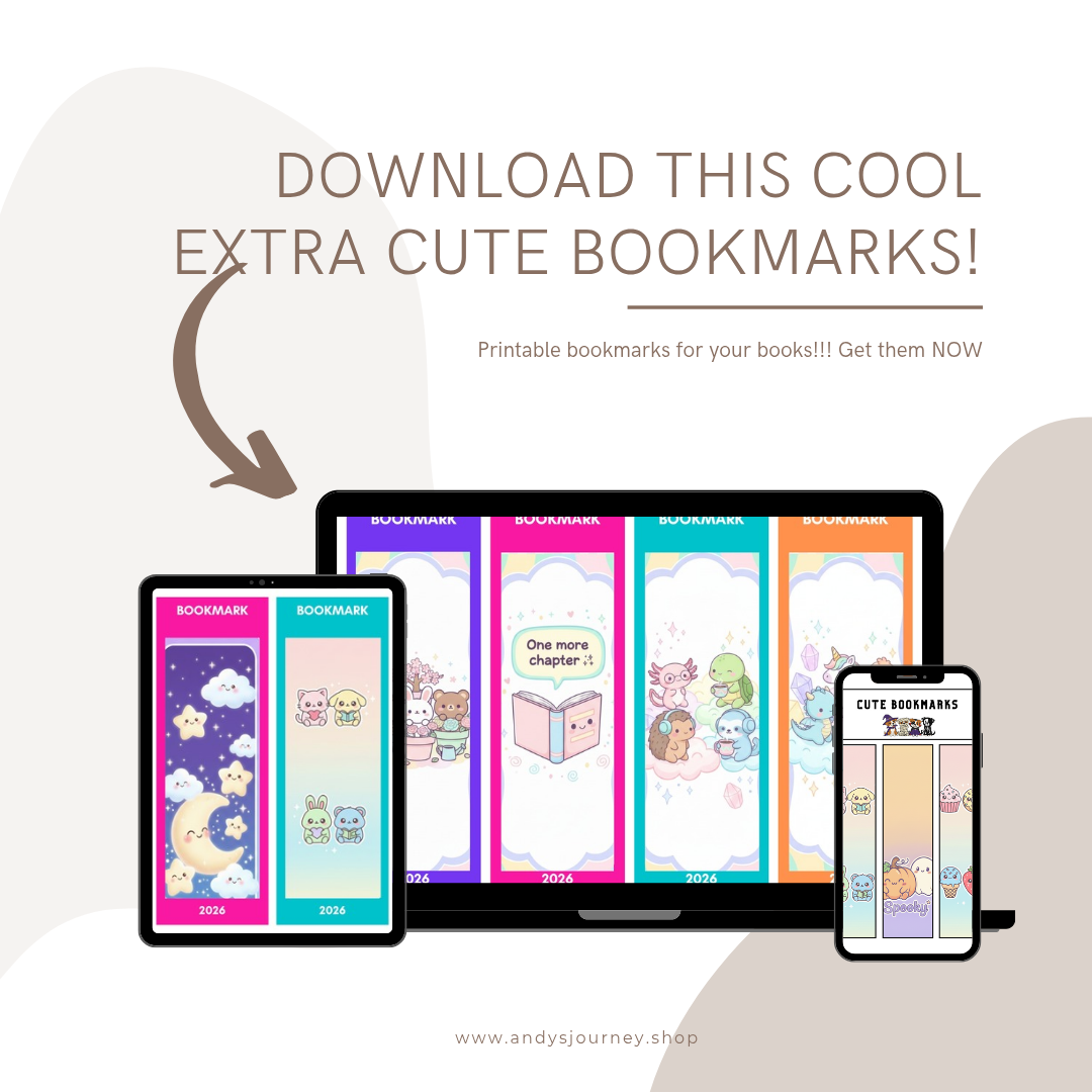 Cute Animal Printable Bookmark Collection 2026