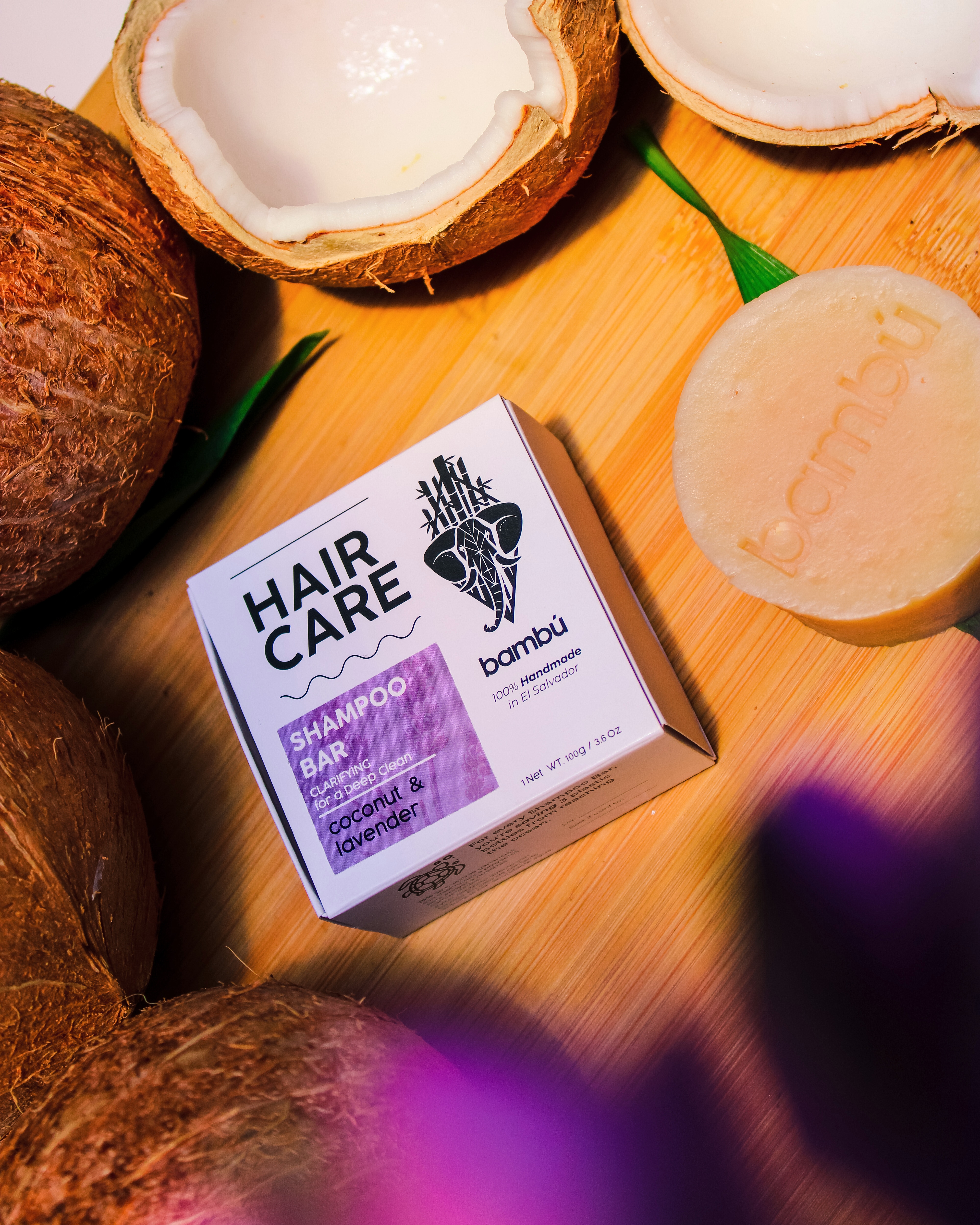 Shampoo Clarificante Vanilla Lavender en Barra