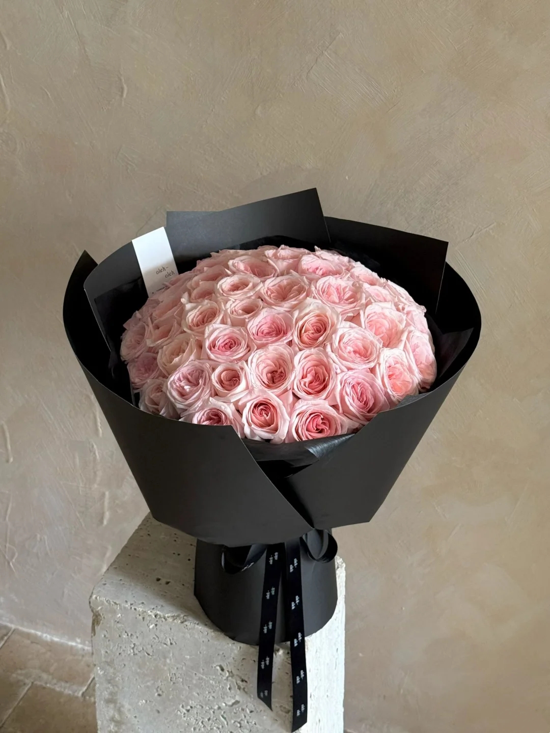 51 pcs Pink O'Hara Roses