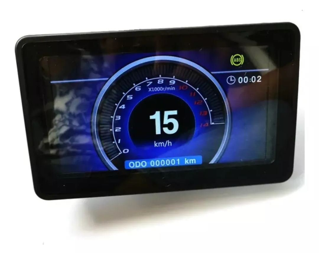 Pantalla digital de velocímetro tft universal ac/ dc