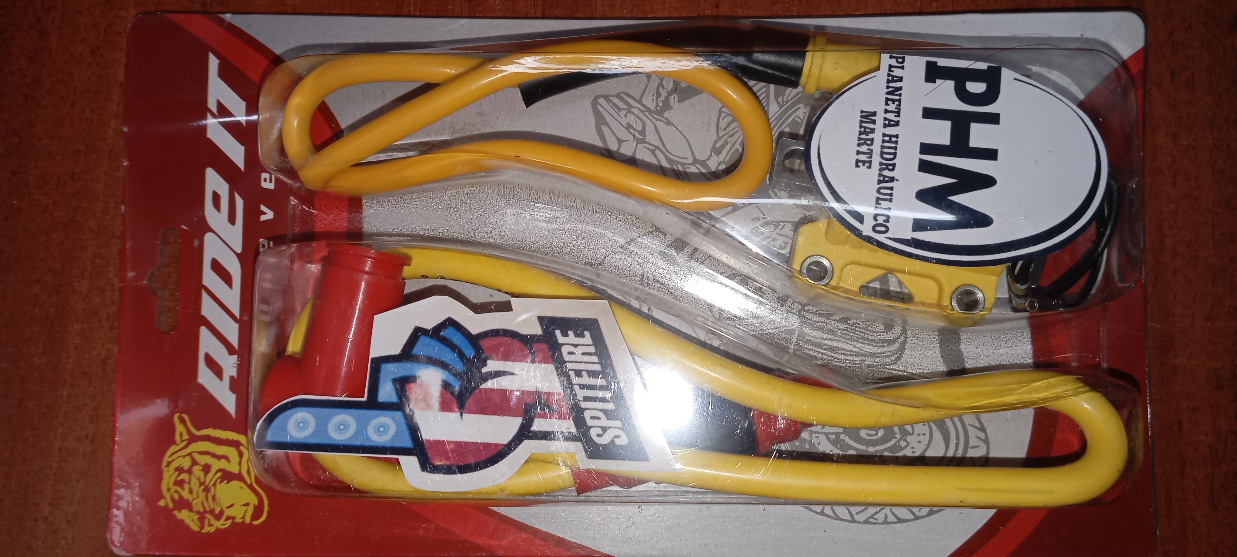 bobina de encendido moto marca planeta mas cable de alto flujo Racing splitfire amarillo