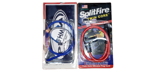 Cables de bujía de silicona  SplitFire bobina EFI fz 2.0 dos pin azul-rojo