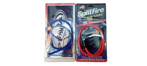 Cables de bujía de silicona  SplitFire bobina EFI fz 2.0 dos pin azul-rojo
