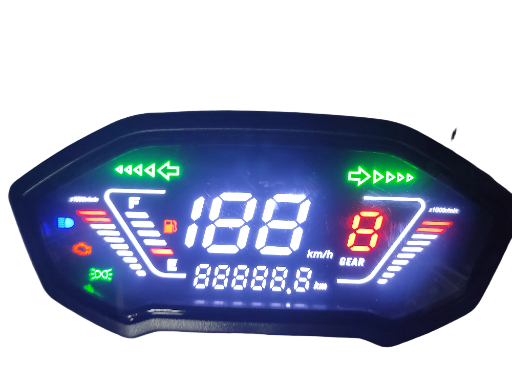 Tablero digital para motocicleta monkey deportivo