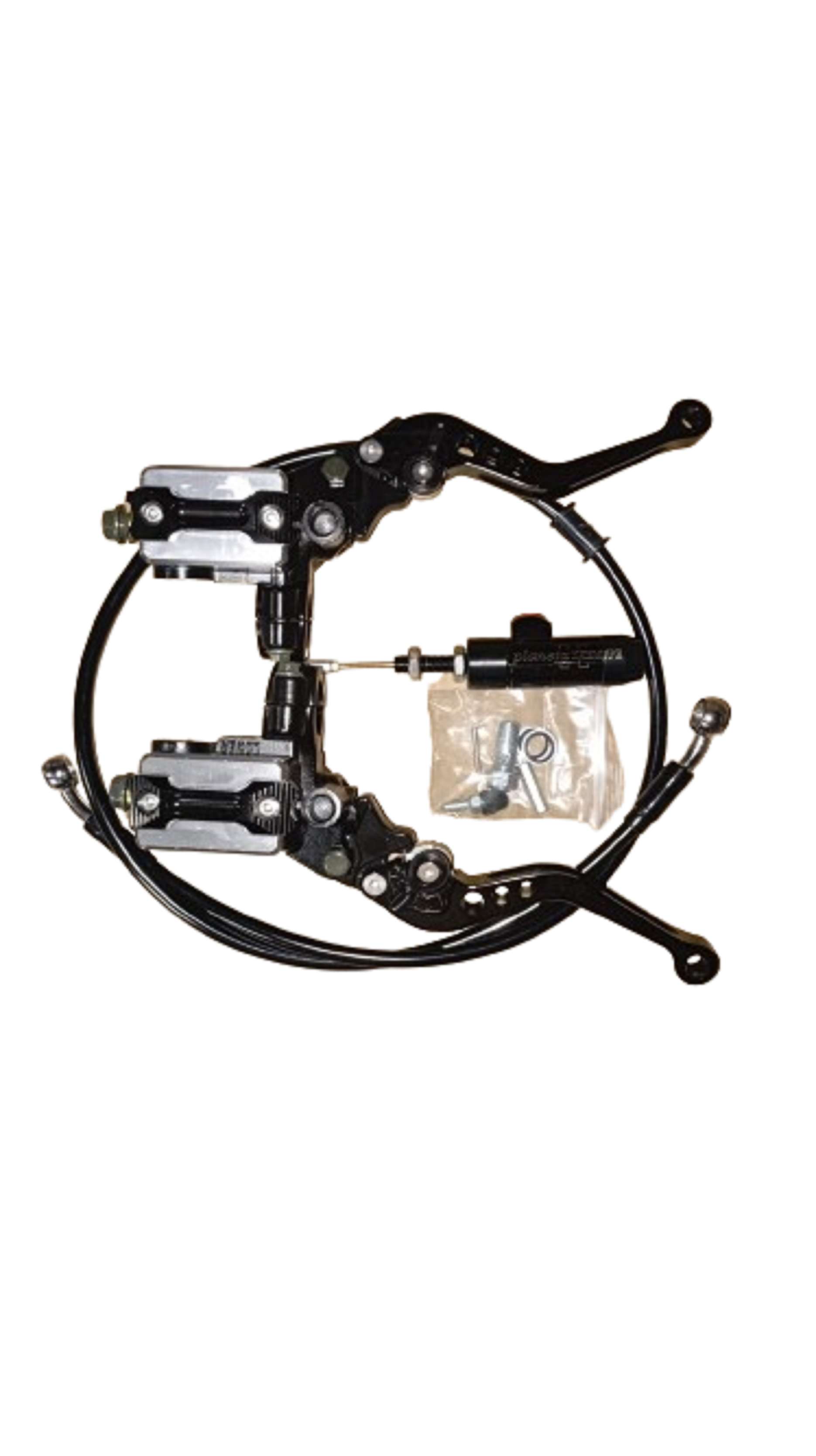 EMBRAGUE HIDRAULICO UNIVERSAL Y FRENO HIDRAULICO DELANTERO PARA MOTO