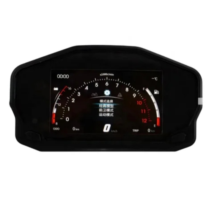 tacometro universal TFT doble modo pantaya corrientes ac/dc tipo ducati