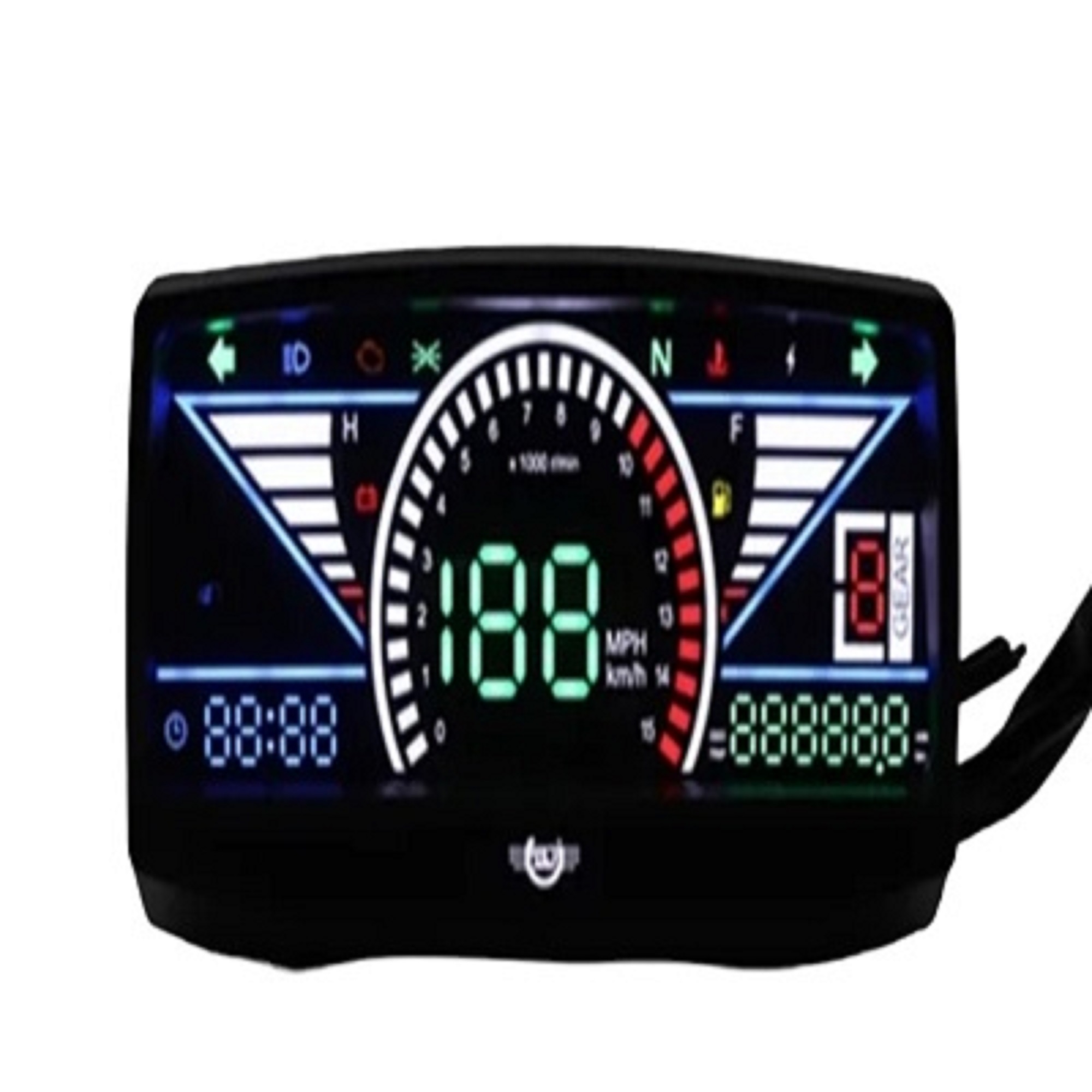 Pantalla digital universal para motocicletas con sensor de velocidad de guaya