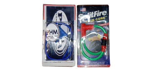 Cables de bujía de silicona  SplitFire bobina EFI fz 2.0 dos pin azul-verde