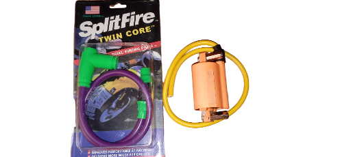 bobina Racing GN 125 y cable de alta splitfire calidad premium MORADO