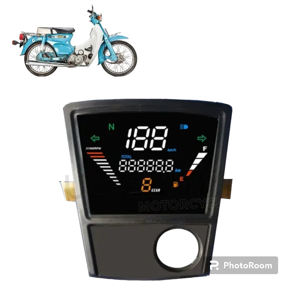 Tablero digital para motocicleta Honda C90