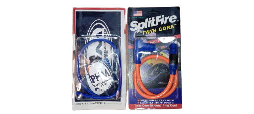 Cables de bujía de silicona  SplitFire bobina EFI fz 2.0 dos pin azul-naranja