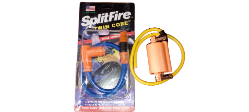 bobina Racing GN 125 y cable de alta splitfire calidad premium AZUL