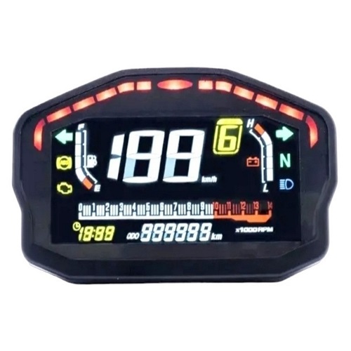 Velocímetro digital para motocicleta universal