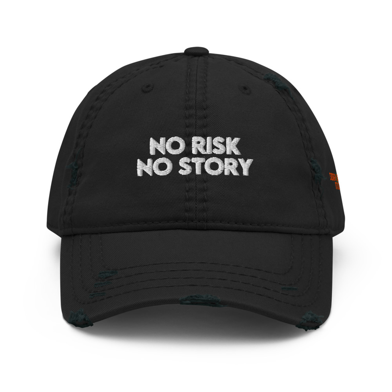 No Risk No Story Distressed Dad Hat