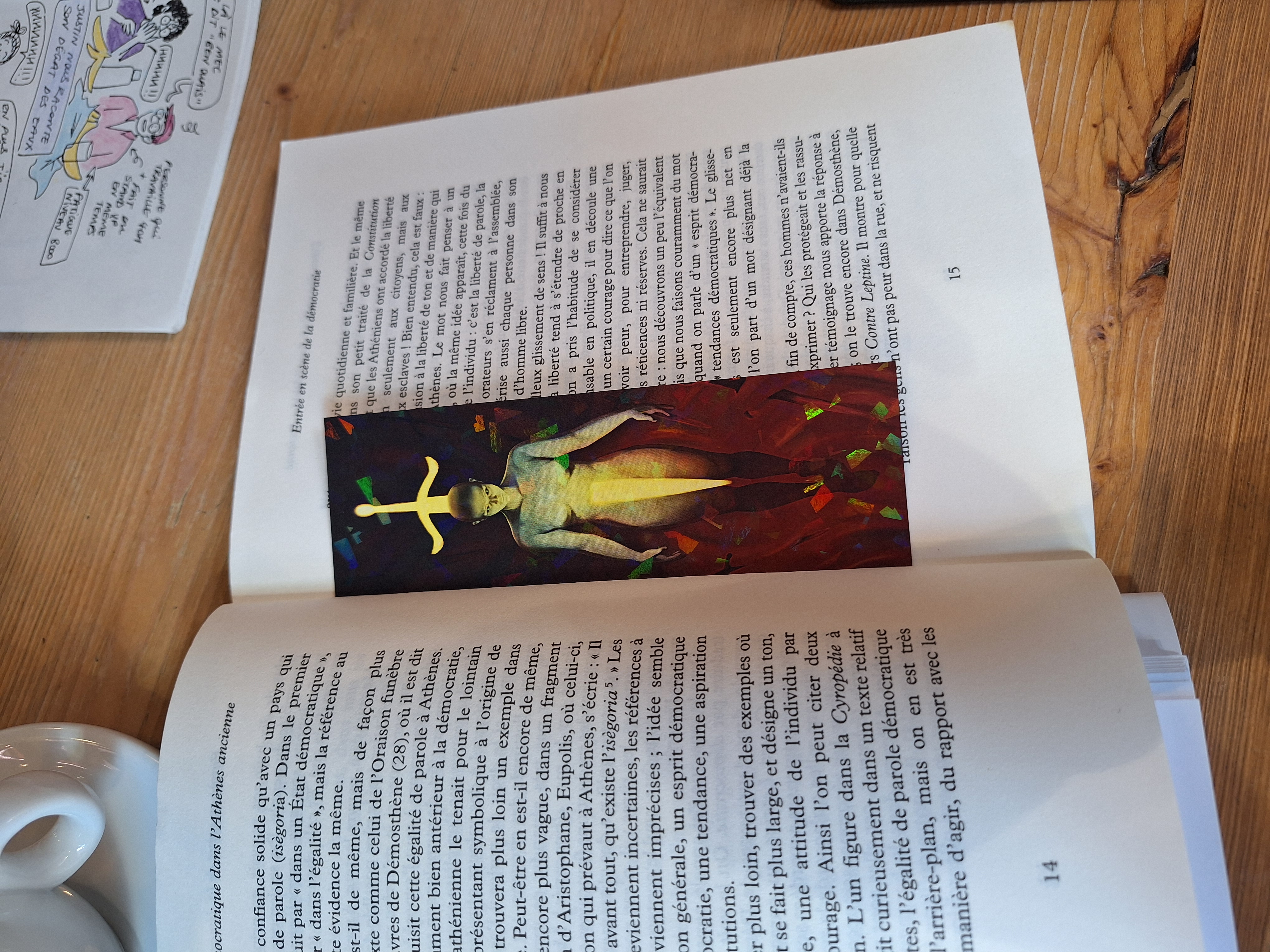 NEE PAR L'EPEE - IMPRESSION MARQUE-PAGES BRILLANT