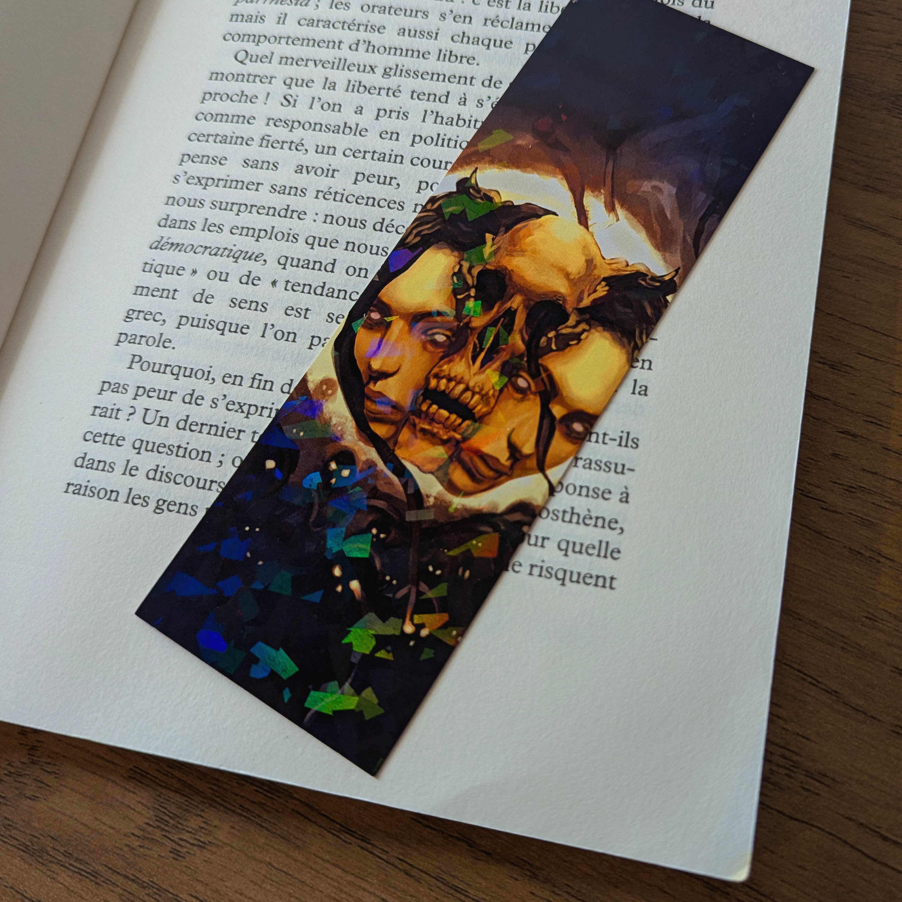 NEES DE LA MORT - IMPRESSION MARQUE-PAGES BRILLANT