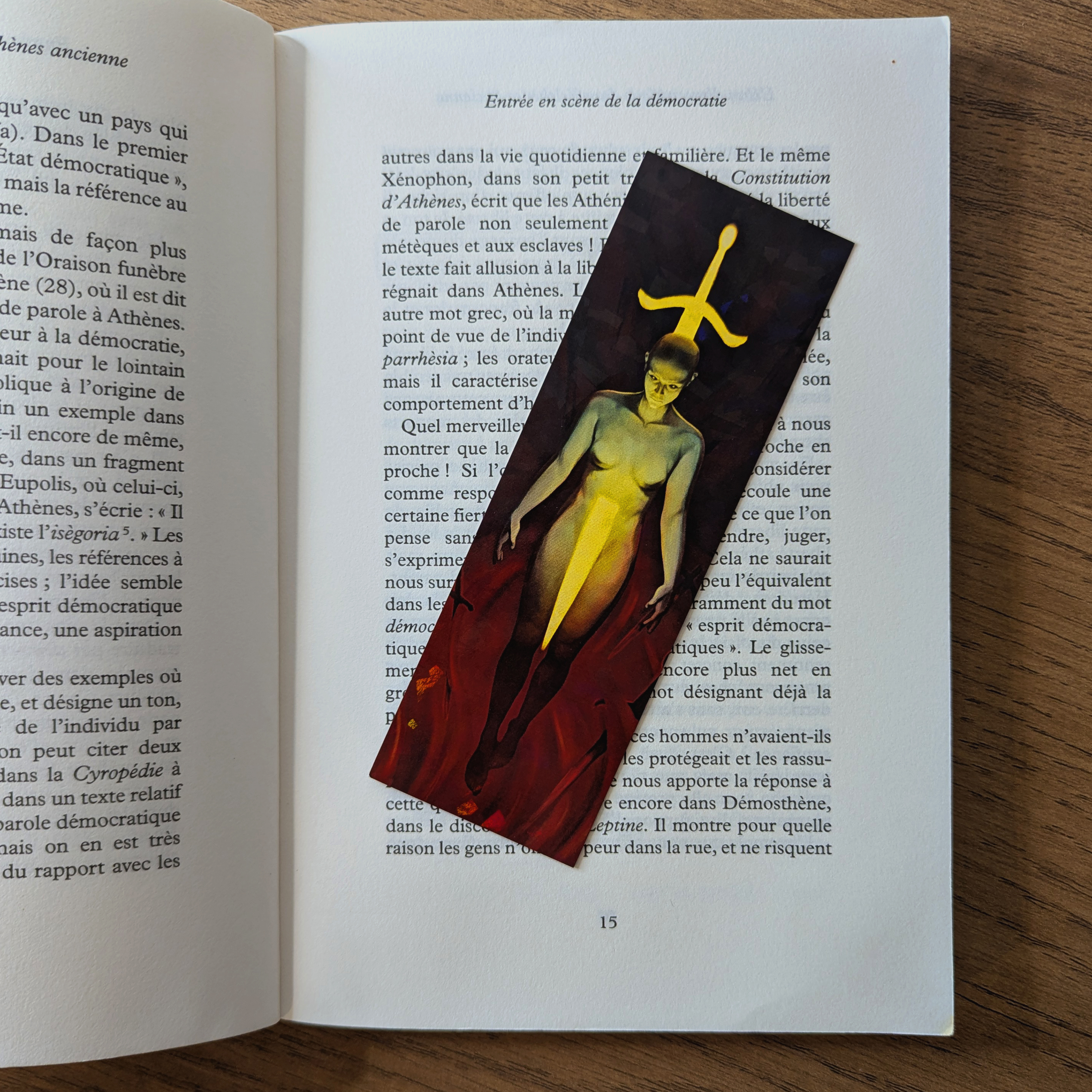 NEE PAR L'EPEE - IMPRESSION MARQUE-PAGES BRILLANT