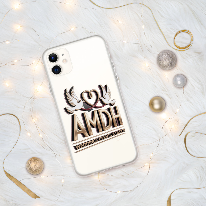AMDH Weddings Events & Decor Clear Case for iPhone®