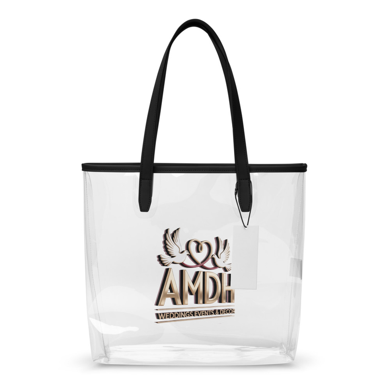AMDH Weddings Events & Decor Clear tote bag