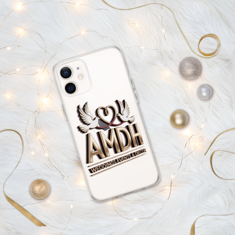 AMDH Weddings Events & Decor Clear Case for iPhone®