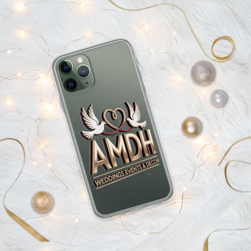 AMDH Weddings Events & Decor Clear Case for iPhone®