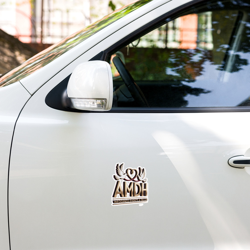 AMDH Weddings Events & Decor Bubble-free stickers