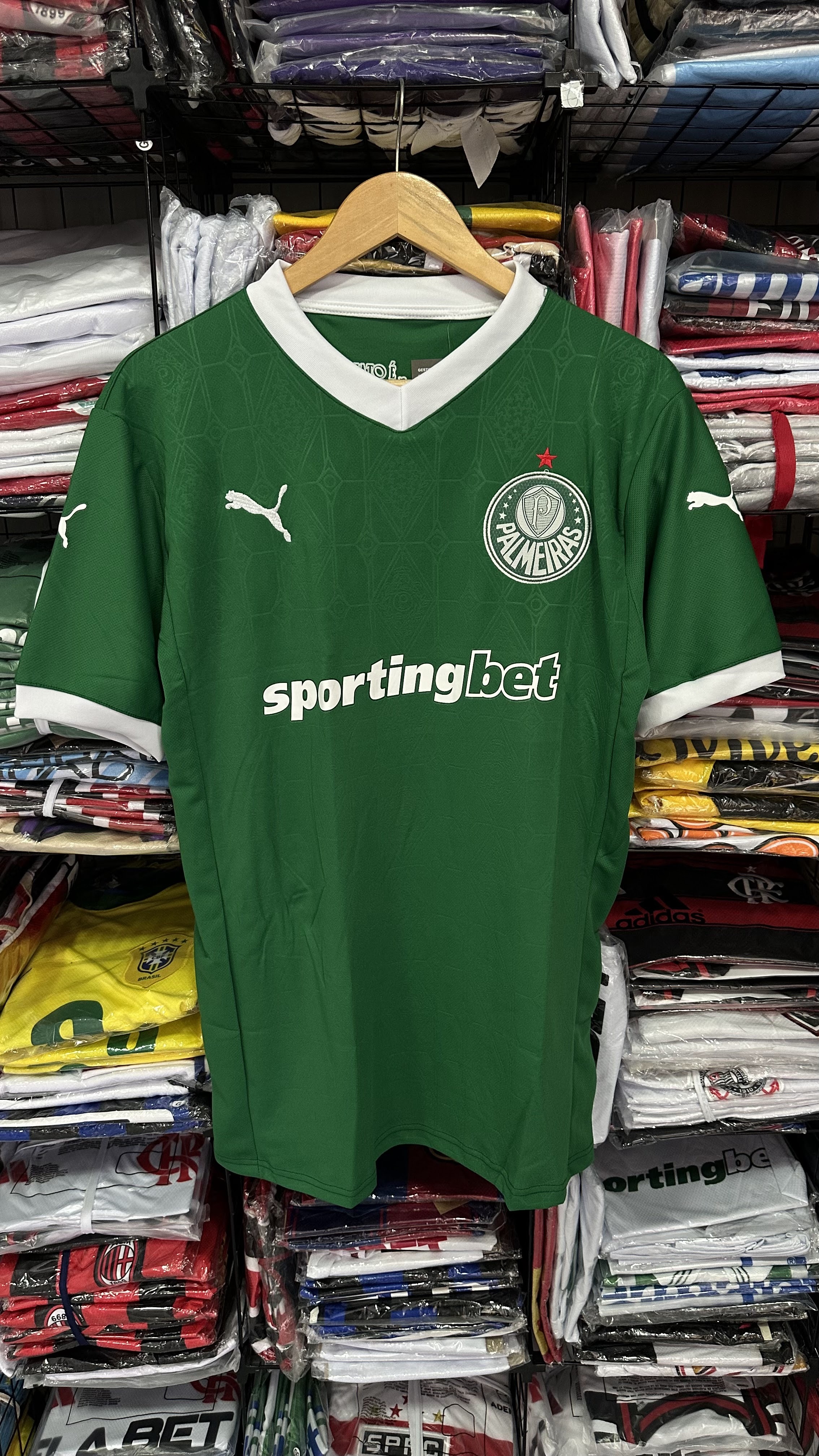 Camisa do VERDAO VERDE E BRANCA