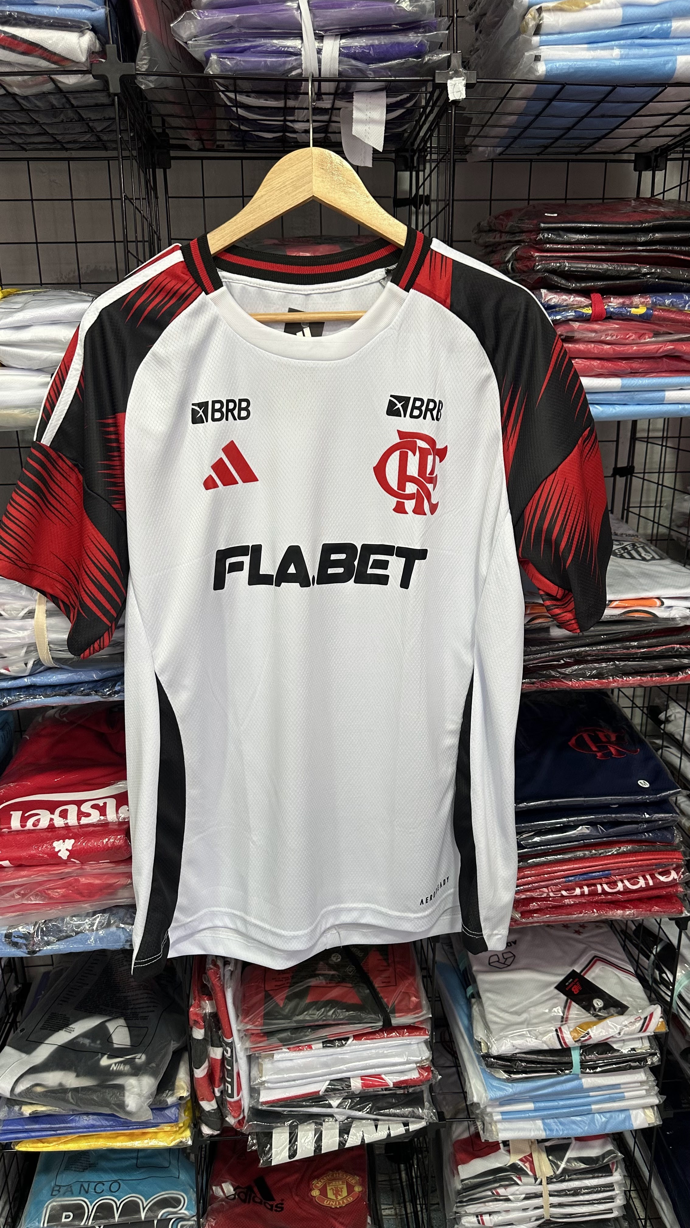 Camisa do MENGAO BRANCA E VERMELHA