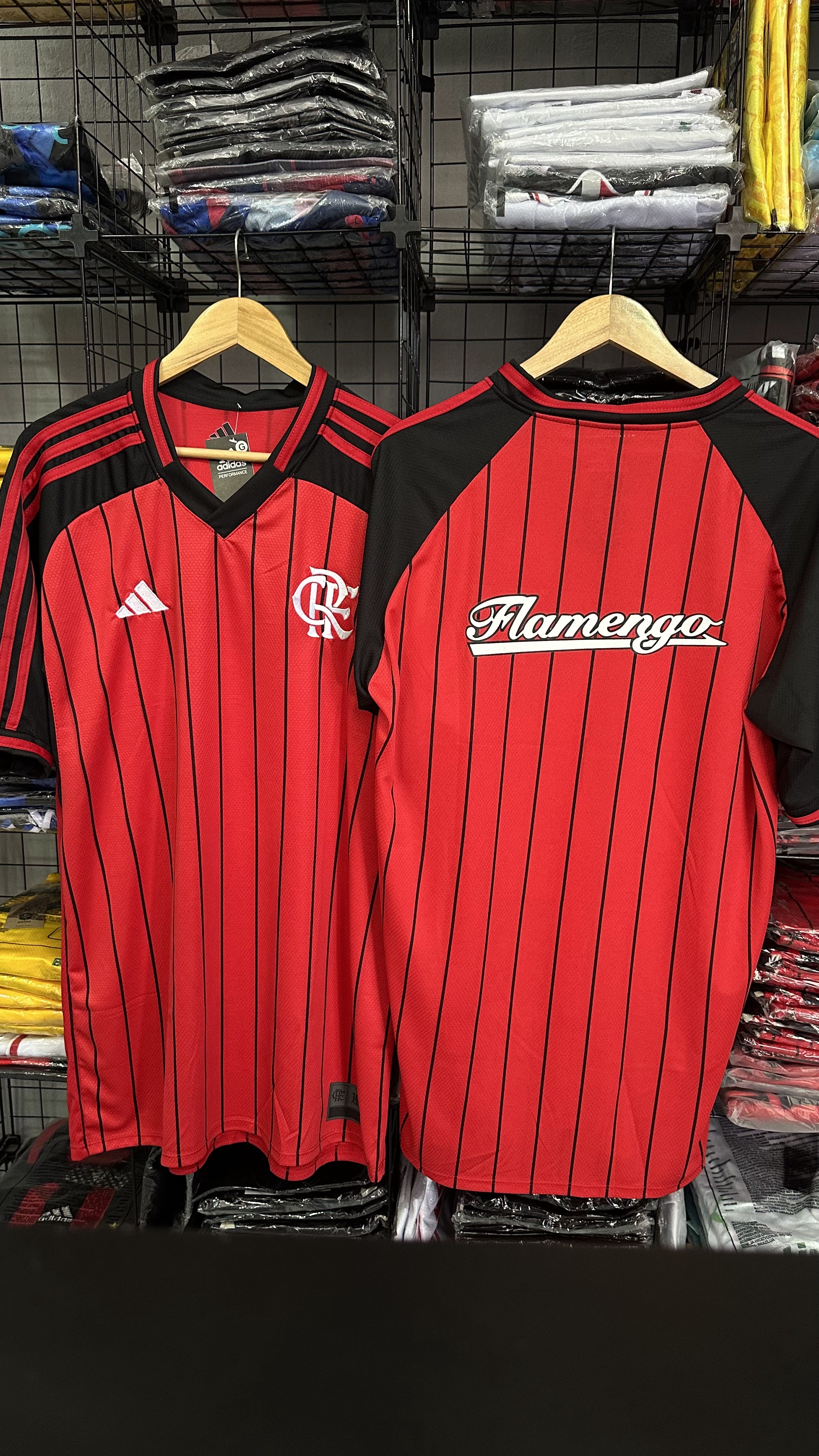 Camisa do MENGAO VERMELHA E PRETA