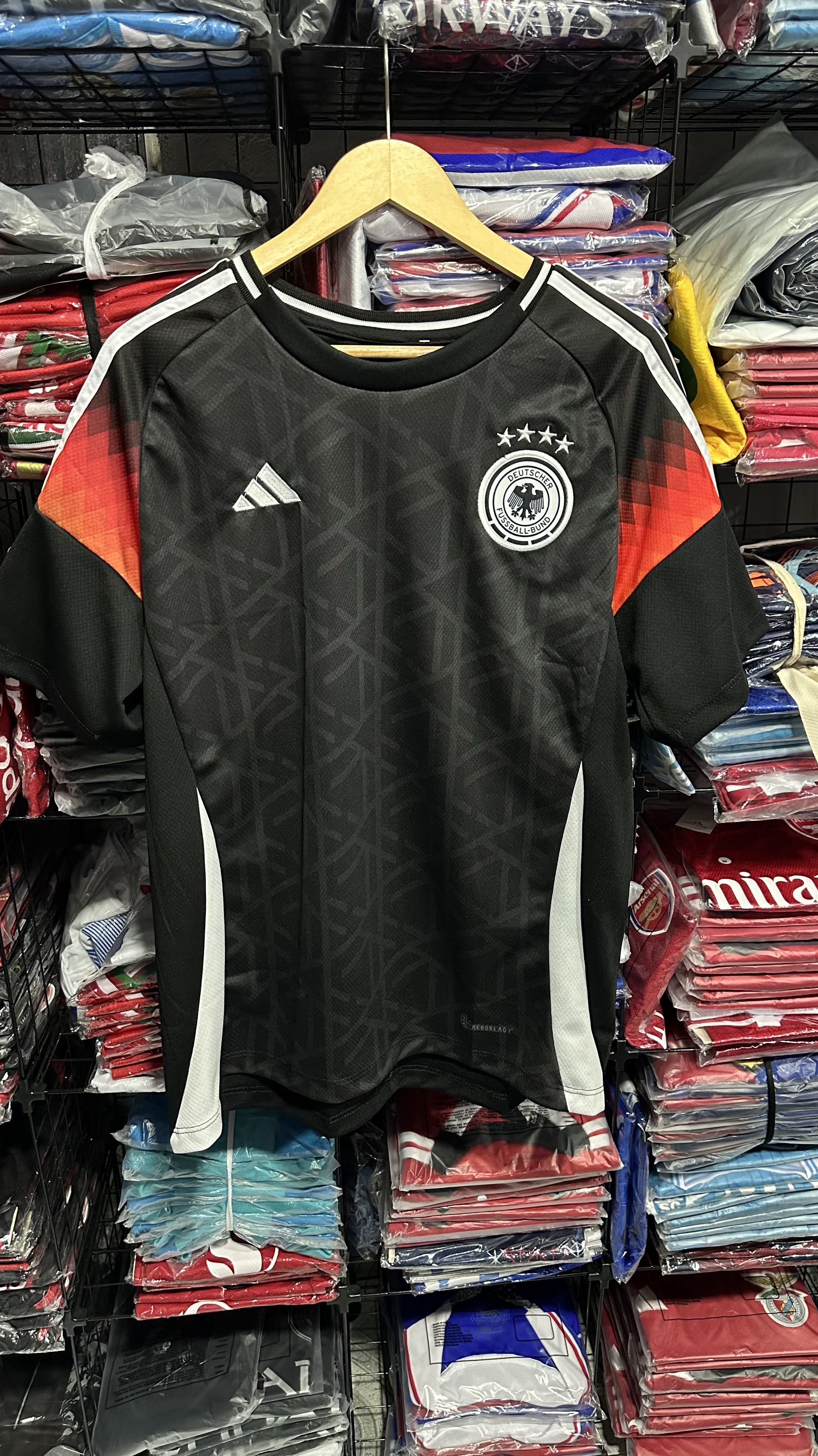 Camisa da SELEÇÃO ALEMÃO PRETA