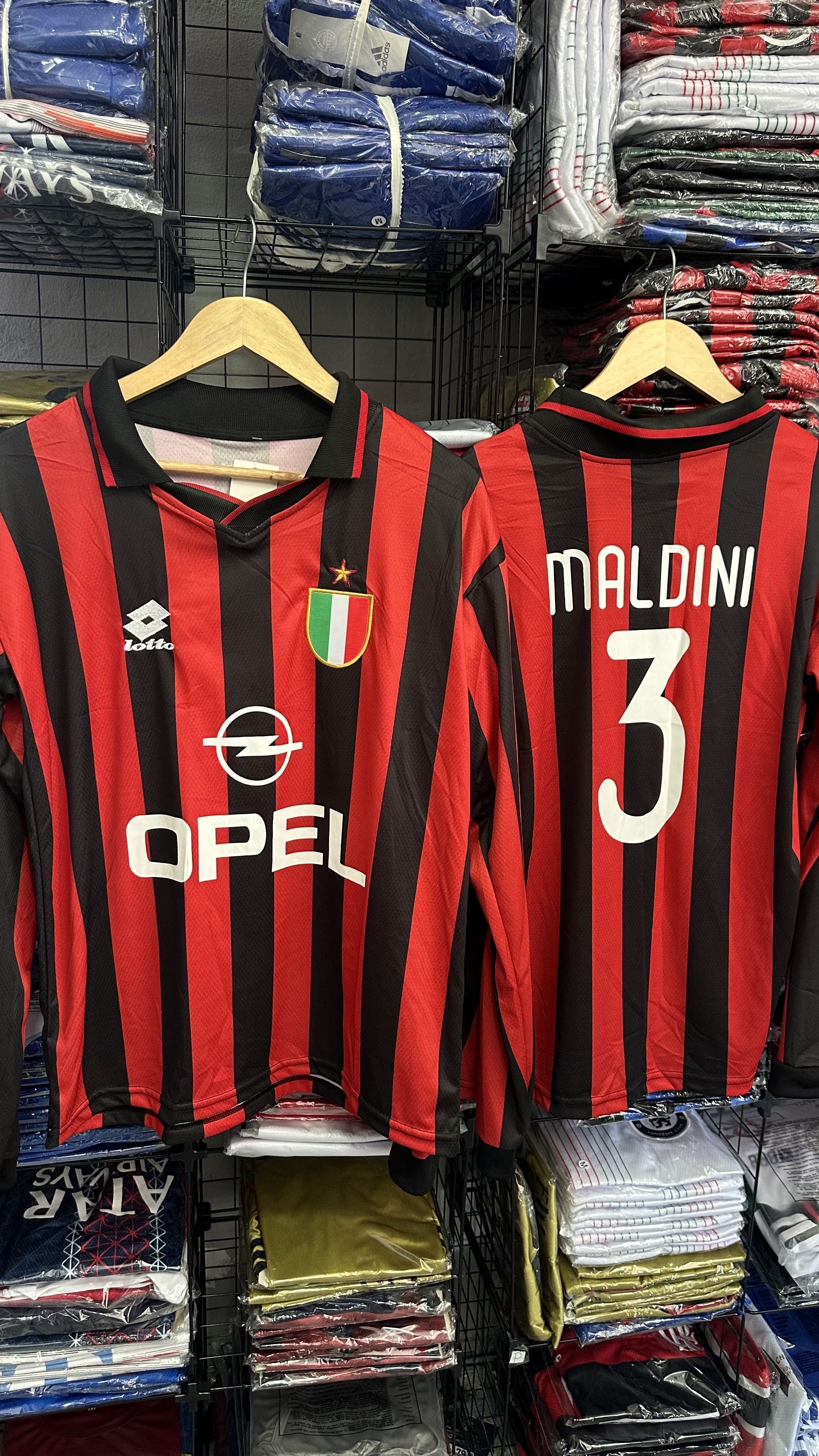 Camisa do MILAN RETRO MALDINI