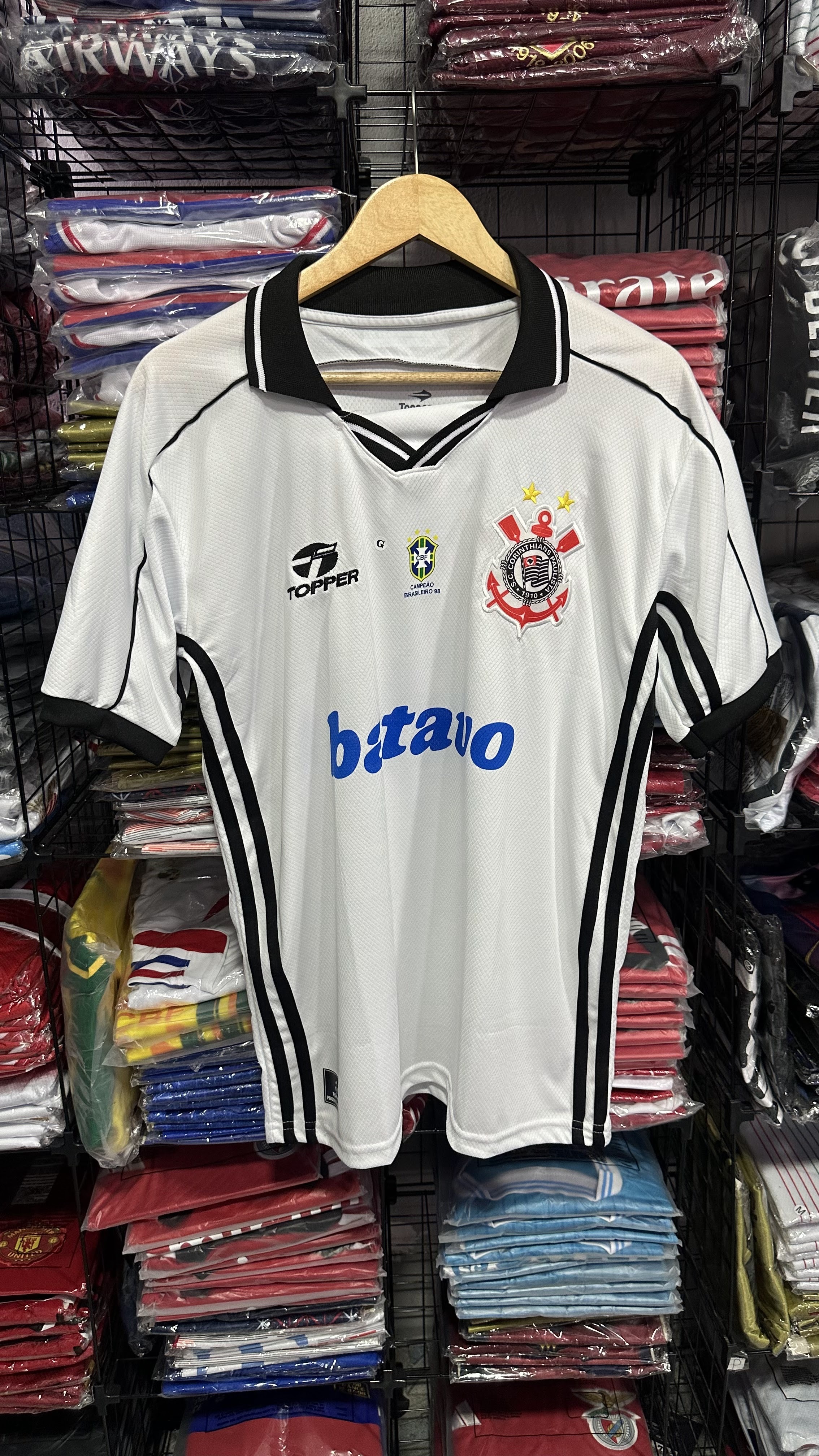 Camisa do CORINTHIANS RETRO BRANCA
