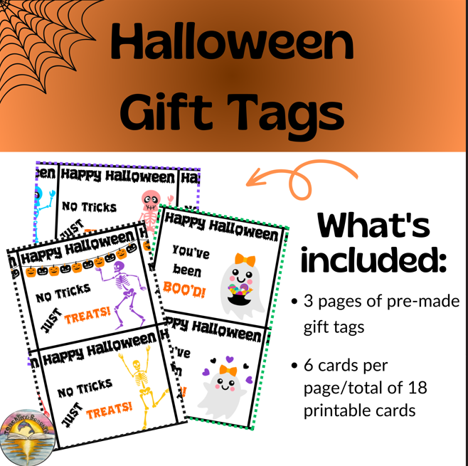 Halloween Gift Tags (printable)