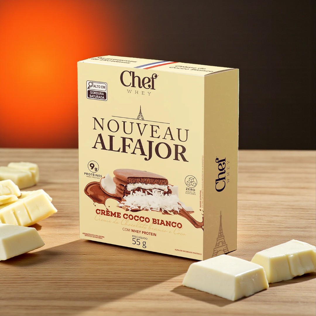 Nouveau Alfajor caixa com 6 unidades