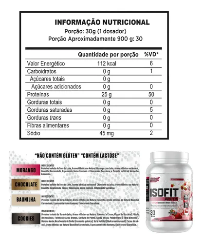Nutrex Isofit 900grs