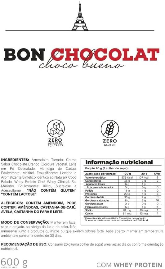 Creme de Amendoim Bon Chocolat